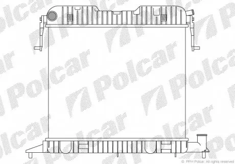 5525083 Радиаторы охлаждения POLCAR підбір по vin на Brocar