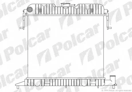 5525081 Радиаторы охлаждения POLCAR підбір по vin на Brocar