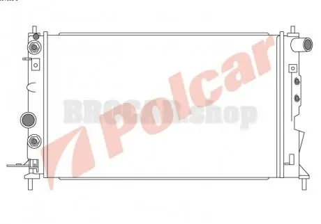 5516083 Радиаторы охлаждения POLCAR підбір по vin на Brocar