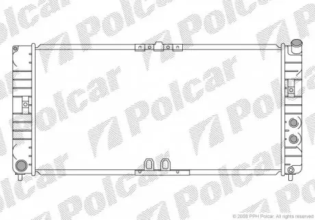 5581081 Радіатори охолодження POLCAR підбір по vin на Brocar