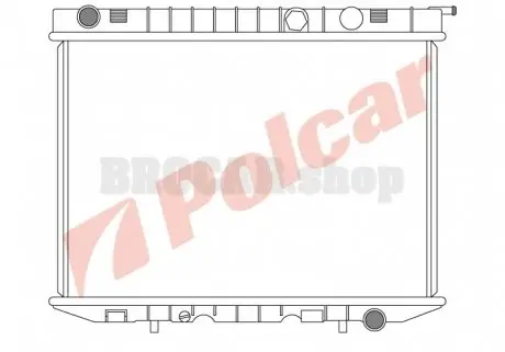 5580082 Радиаторы охлаждения POLCAR подбор по vin на Brocar