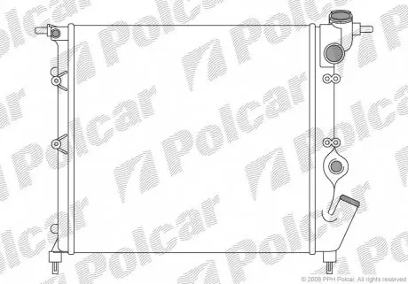601908A2 Радиаторы охлаждения POLCAR подбор по vin на Brocar