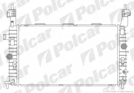 5559084 Радиаторы охлаждения POLCAR подбор по vin на Brocar