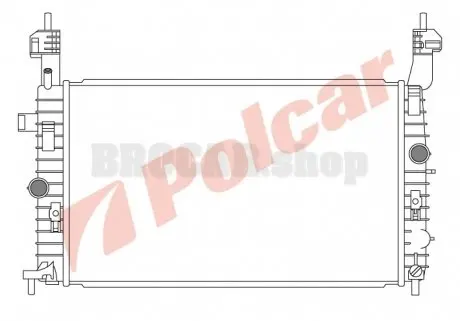 5559081 Радиаторы охлаждения POLCAR подбор по vin на Brocar