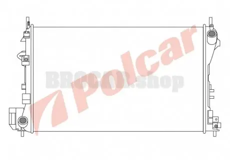 5518084 Радиаторы охлаждения POLCAR підбір по vin на Brocar