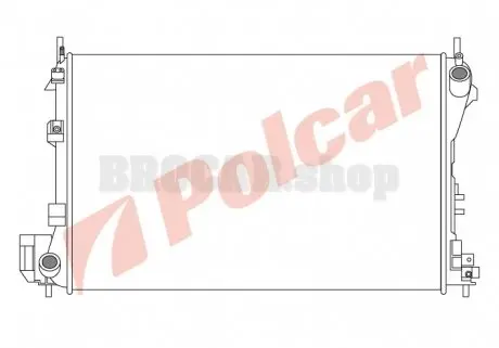 5518082 Радиаторы охлаждения POLCAR підбір по vin на Brocar