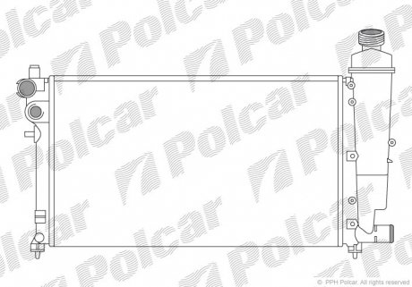 5706087 Радиаторы охлаждения POLCAR подбор по vin на Brocar