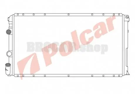 6041083 Радиаторы охлаждения POLCAR подбор по vin на Brocar