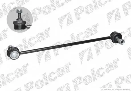 LA156 Стійка стабілізатора лівий=правий POLCAR підбір по vin на Brocar
