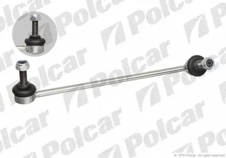 LA142 Стійка стабілізатора лівий POLCAR підбір по vin на Brocar
