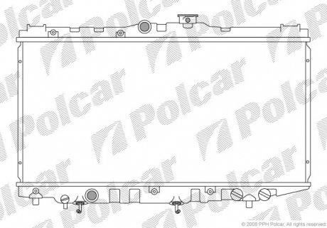 8109086 Радіатори охолодження POLCAR підбір по vin на Brocar