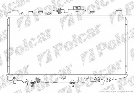 8109086 Радіатори охолодження POLCAR підбір по vin на Brocar