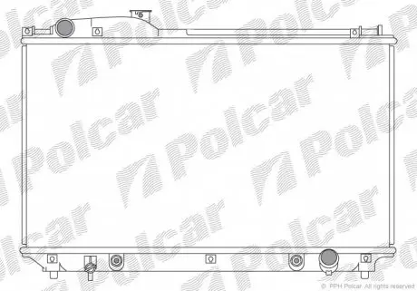 8042081 Радіатор охолодження POLCAR підбір по vin на Brocar