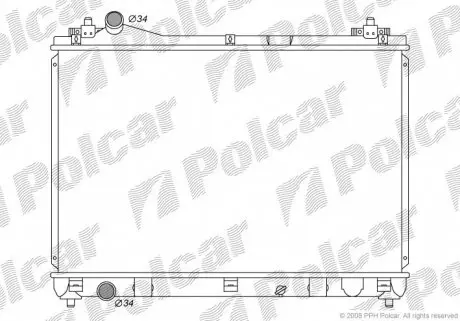 7426081K Радиаторы охлаждения POLCAR підбір по vin на Brocar