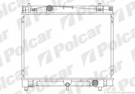 8105081 Радиаторы охлаждения POLCAR підбір по vin на Brocar