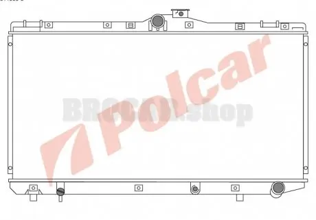 8110083 Радиаторы охлаждения POLCAR подбор по vin на Brocar