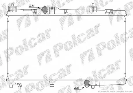 8104081K Радиаторы охлаждения POLCAR підбір по vin на Brocar