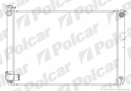 8061084 Радиаторы охлаждения POLCAR підбір по vin на Brocar