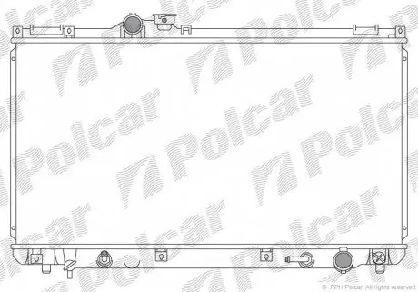 8010081 Радіатор охолодження POLCAR підбір по vin на Brocar