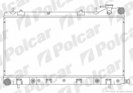 7211082 Радіатори охолодження POLCAR підбір по vin на Brocar