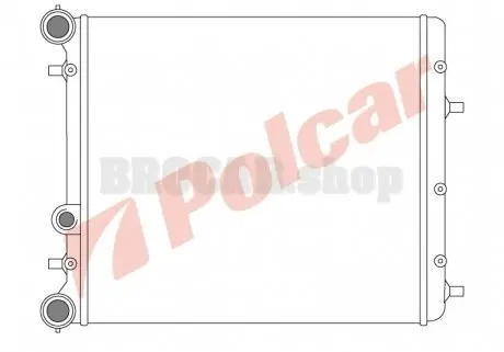 6913081 Радиаторы охлаждения POLCAR подбор по vin на Brocar