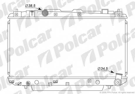 8146081K Радиаторы охлаждения POLCAR підбір по vin на Brocar