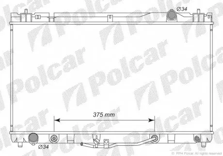 8137083 Радіатори охолодження POLCAR підбір по vin на Brocar