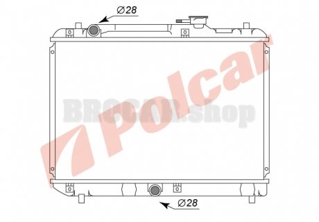 7412081 Радиаторы охлаждения POLCAR підбір по vin на Brocar