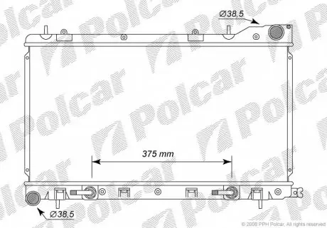 7241081K Радиаторы охлаждения POLCAR подбор по vin на Brocar