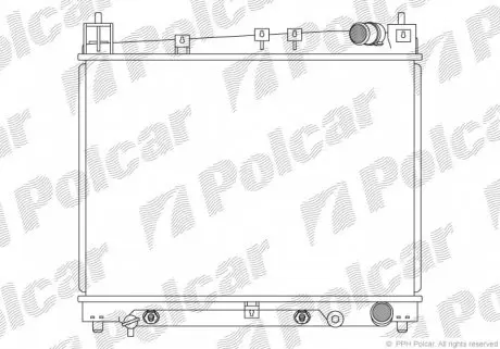 8103084 Радиаторы охлаждения POLCAR підбір по vin на Brocar