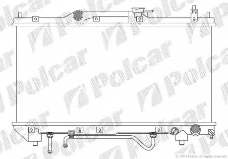 8123084 Радіатор охолодження POLCAR підбір по vin на Brocar