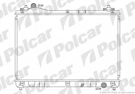 7426083K Радіатор охолодження POLCAR підбір по vin на Brocar