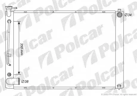 8061081K Радиаторы охлаждения POLCAR підбір по vin на Brocar