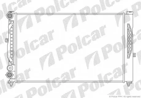 692508B1 Радиаторы охлаждения POLCAR подбор по vin на Brocar