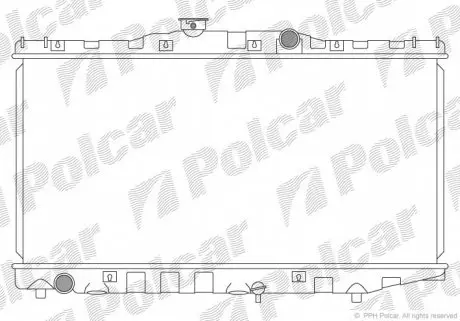 8107081 Радиаторы охлаждения POLCAR подбор по vin на Brocar