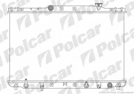 8133087 Радиаторы охлаждения POLCAR підбір по vin на Brocar