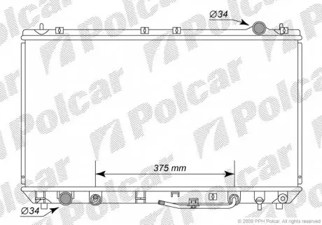 8135084 Радиаторы охлаждения POLCAR підбір по vin на Brocar