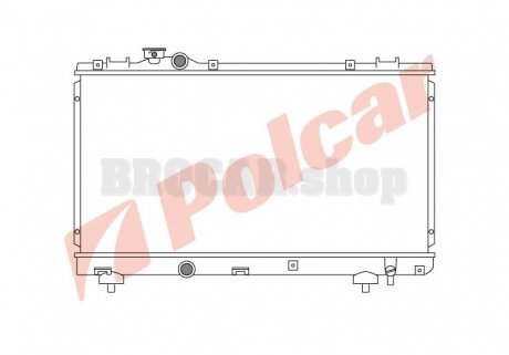 8145081 Радиаторы охлаждения POLCAR підбір по vin на Brocar