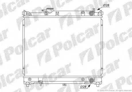 7403081 Радиаторы охлаждения POLCAR підбір по vin на Brocar