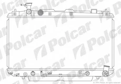8146082 Радиаторы охлаждения POLCAR підбір по vin на Brocar