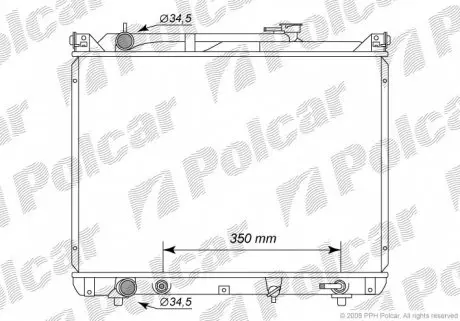 7424082 Радіатори охолодження POLCAR підбір по vin на Brocar