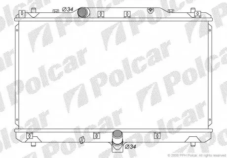 7435084K Радіатори охолодження POLCAR підбір по vin на Brocar