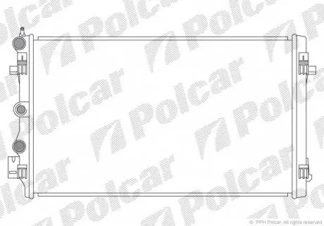 6732081 Радиаторы охлаждения POLCAR подбор по vin на Brocar