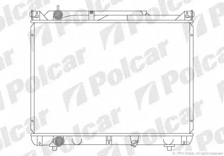 7424087K Радиаторы охлаждения POLCAR подбор по vin на Brocar