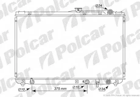 8133086 Радиаторы охлаждения POLCAR підбір по vin на Brocar