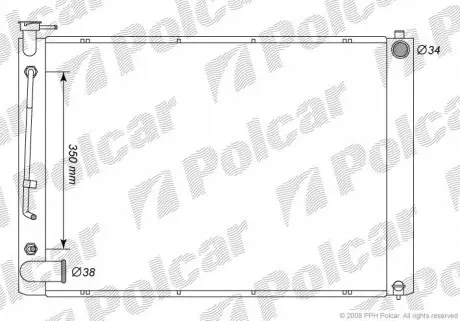 8061082K Радиаторы охлаждения POLCAR подбор по vin на Brocar