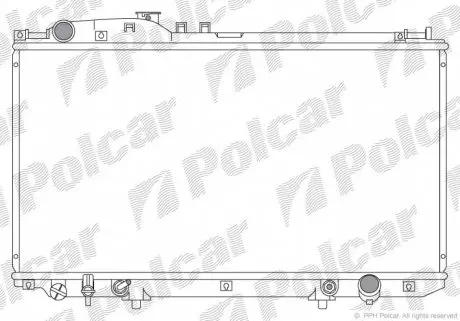 8021082 Радиаторы охлаждения POLCAR подбор по vin на Brocar