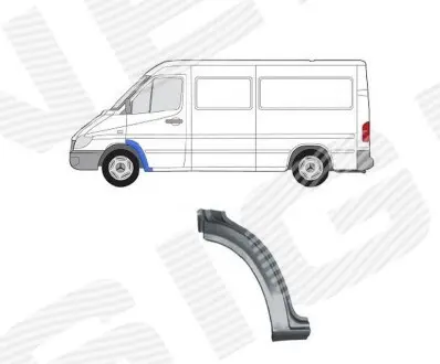 PBZ10014BL АРКА ПЕРЕДНЬОГО КРИЛА SIGNEDA підбір по vin на Brocar