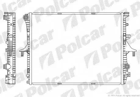 9580081 Радиаторы охлаждения POLCAR підбір по vin на Brocar