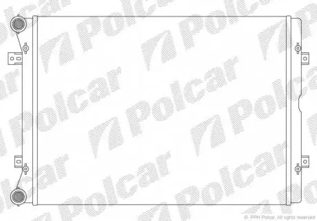 9551081 Радиаторы охлаждения POLCAR підбір по vin на Brocar